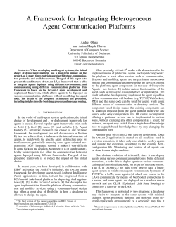 A Framework for Integrating Heterogeneous Agent - AI