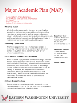 BA in Music with Liberal Arts Option