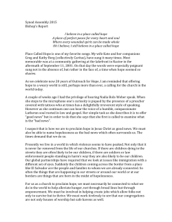 Synod Assembly 2015 Bishop