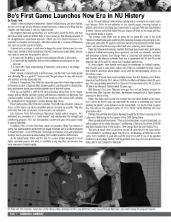 Bo`s First Game Launches New Era in NU History