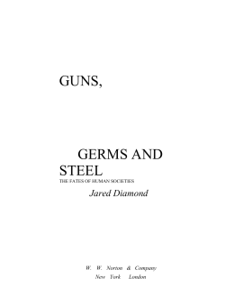 guns, germs and steel - Cloverport Ind. School District