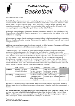 Basketball - Redfield College