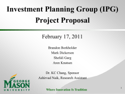 Project Proposal Presentation