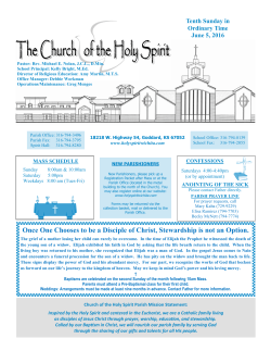 Once One Chooses to be a Disciple of Christ, Stewardship is not an