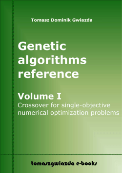 Genetic algorithms reference Volume I