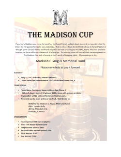 The Madison Cup If you knew Madison, you knew she loved her
