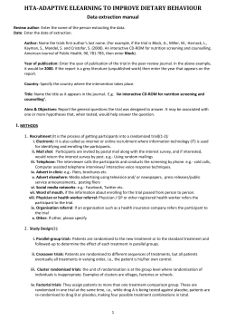 hta-adaptive elearning to improve dietary behaviour
