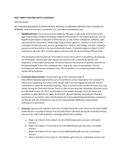 nuk&reg; simply natural bottle giveaway official rules no purchase