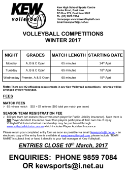 Kew High School Sports Centre