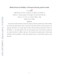 Bidirectional invisibility in Kramers