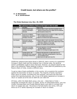 Credit boom, but where are the profits - Sa-Dhan