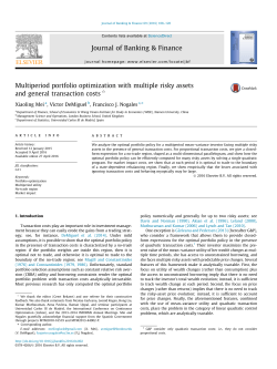 Multiperiod portfolio optimization with multiple risky assets and