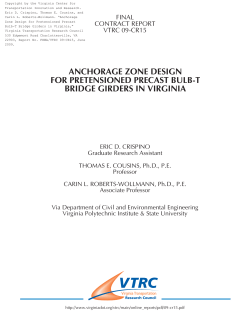 anchorage zone design for pretensioned precast bulb
