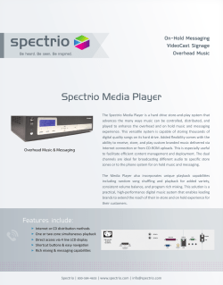 Spectrio Media Player