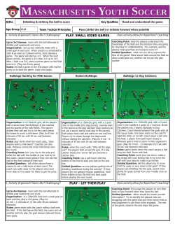 play small sided games play - let them play