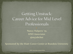 Getting Unstuck: Career Advice for Mid Level