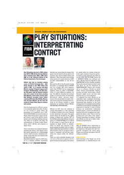 Play Situations: Interpretating Contact
