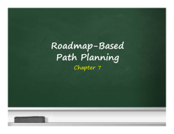 d d Roadmap-Based Path Planning