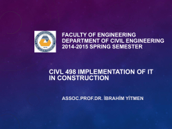 CIVL 498 CH 5 - Civil Engineering Department