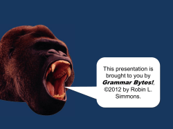 Modifiers - Grammar Bytes!