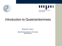 1.125 0.625 Random Walk (Expectation): Quasirandom