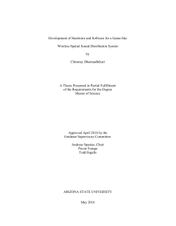 Development of Hardware and Software for a Game