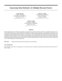 Expressing Tasks Robustly via Multiple Discount Factors