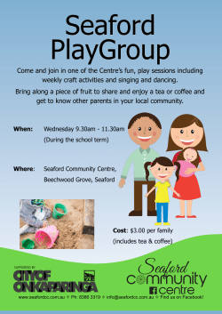 Come and join in one of the Centre`s fun, play sessions including