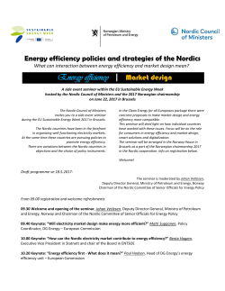 Energy efficiency | Market design