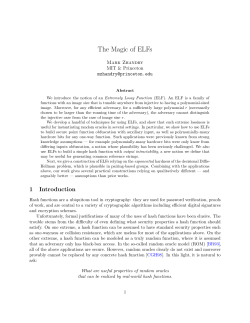 The Magic of ELFs - Cryptology ePrint Archive