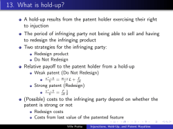 Injunctions, Hold-Up, and Patent Royalties