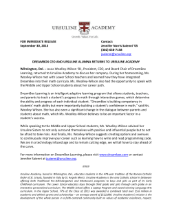 dreambox ceo and ursuline alumna returns to ursuline academy