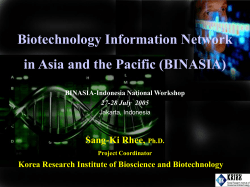 PowerPoint 프레젠테이션 - Asian and Pacific Centre for Transfer of