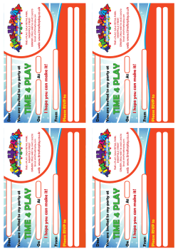 TIME 4 PLAY TIME 4 PLAY TIME 4 PLAY TIME 4 PLAY TIME 4