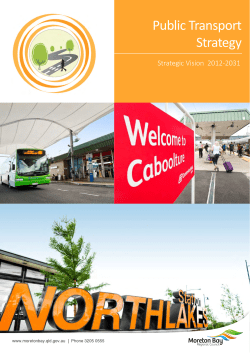 Public Transport Strategy 2012-2031