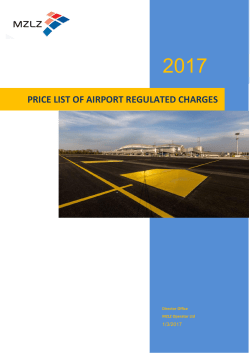 price list of airport regulated charges