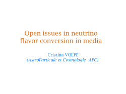 Open issues in neutrino flavor conversion in core