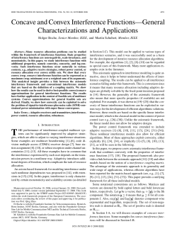 Concave and Convex Interference Functions&mdash;General