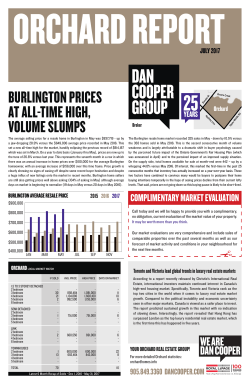 burlington prices at all-time high, volume slumps
