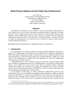 Quantum Cryptography - Computer Science Department Web