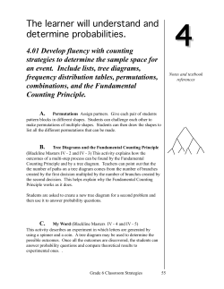 Probability - Homeschool Math