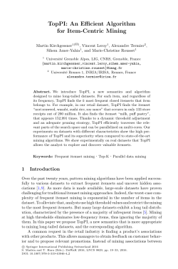 TopPI: An Efficient Algorithm for Item-Centric Mining