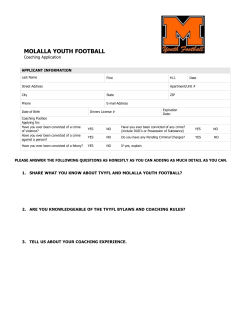 2107 Coaches Application