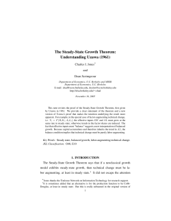 The Steady-State Growth Theorem