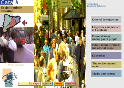Català. Sociolinguistic situation