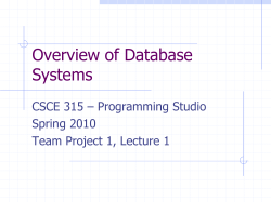 DBERmodel - CS Course Webpages