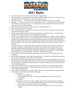 2004 Rules for SoCo