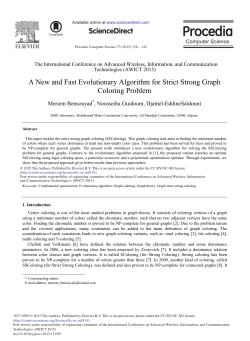 A New and Fast Evolutionary Algorithm for Strict Strong Graph