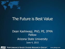 The Future is Best Value