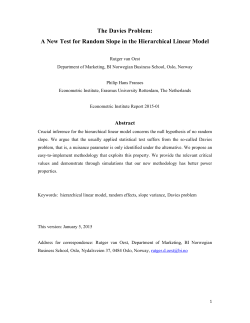 The Davies Problem: A New Test for Random Slope in the